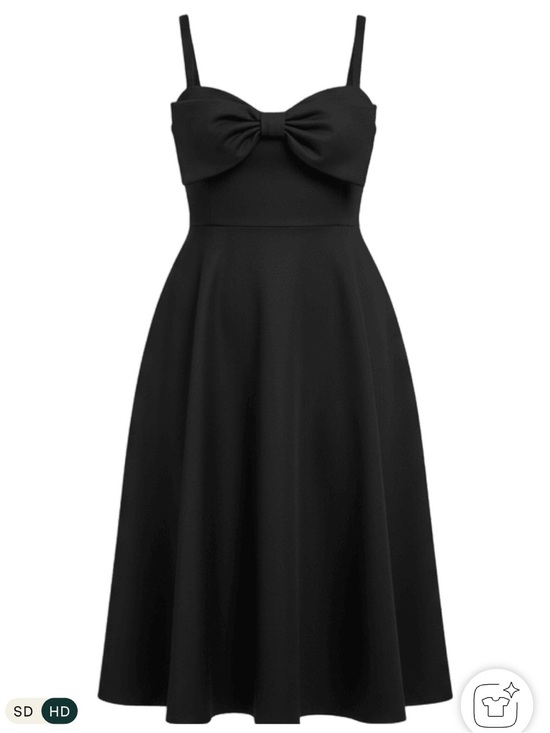 torrid Dresses & Skirts - Black Bow-Front Fit & Flare Dress NWT Torrid Sz 3